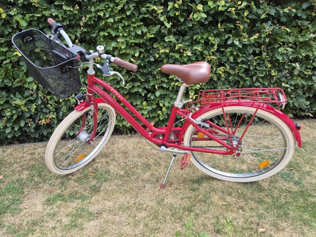 Meisjesfiets Elops 24 inch, Fietsen en Brommers, Ophalen, 24 inch, Velgrem, Elops ( Decathlon )