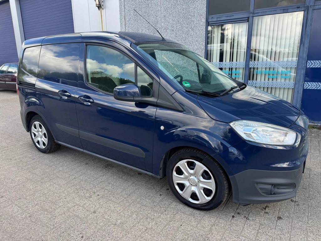 Ford Transit Courier *EURO 5-BELGIAN ORIGINE-AIRCO*, Auto's, Euro 5, Gebruikt, 95 pk, Blauw