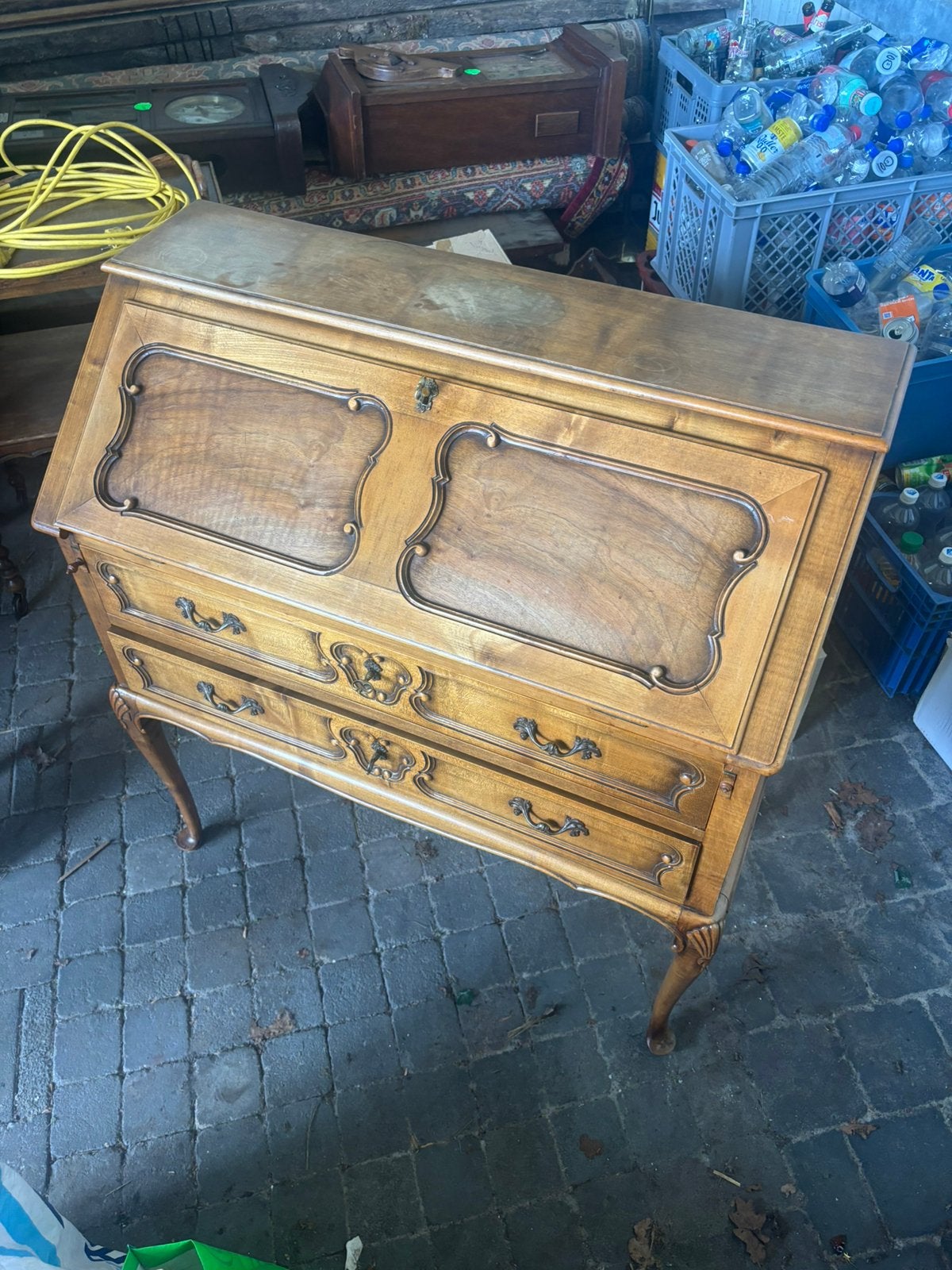Elegante massief houten commode – Franse stijl – Topstaat, Ophalen, Zo goed als nieuw