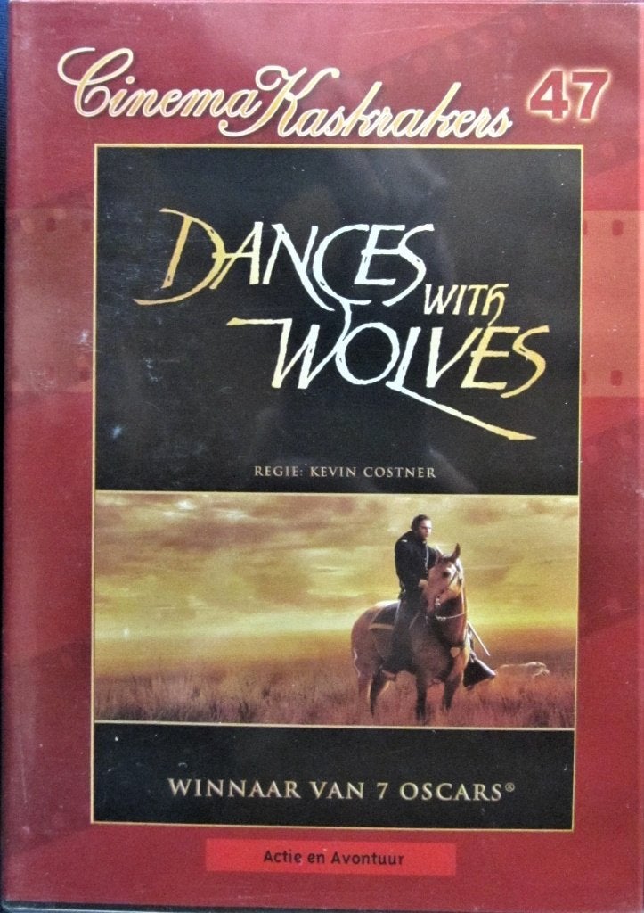DVD WESTERN- DANCES WITH WOLVES (KEVIN COSTNER), Cd's en Dvd's, Ophalen of Verzenden, Engels, Actie, Nederlands