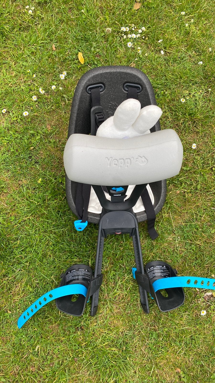 Thule - yepp babyzitje fiets vooraan, Siège avant, Repose-pieds, Comme neuf, Enlèvement