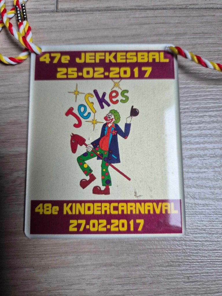 Carnaval Aalst medaille De Jefkes van Sint Anna 2017, Enlèvement ou Envoi