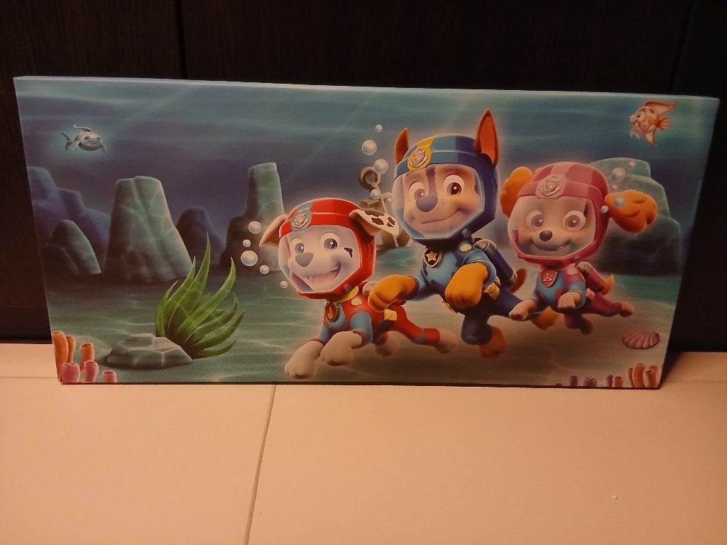 Muurdecoratie paw patrol, Ophalen, Overige merken, Zo goed als nieuw, Wanddecoratie