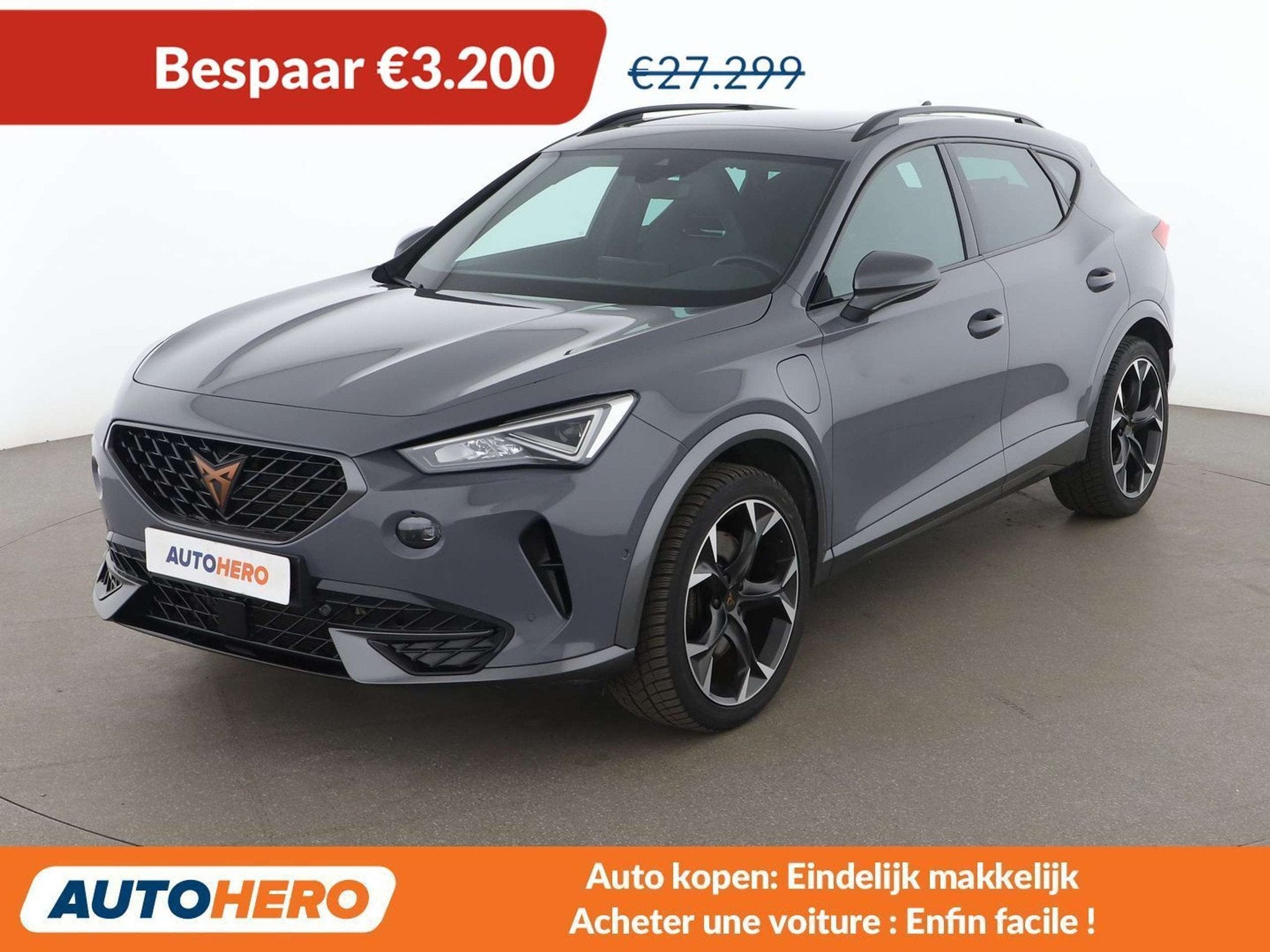 CUPRA Formentor 1.4 e-HYBRID VZ (automatique), Autos, Cupra, 1395 cm³, Argent ou Gris, Achat, Euro 6