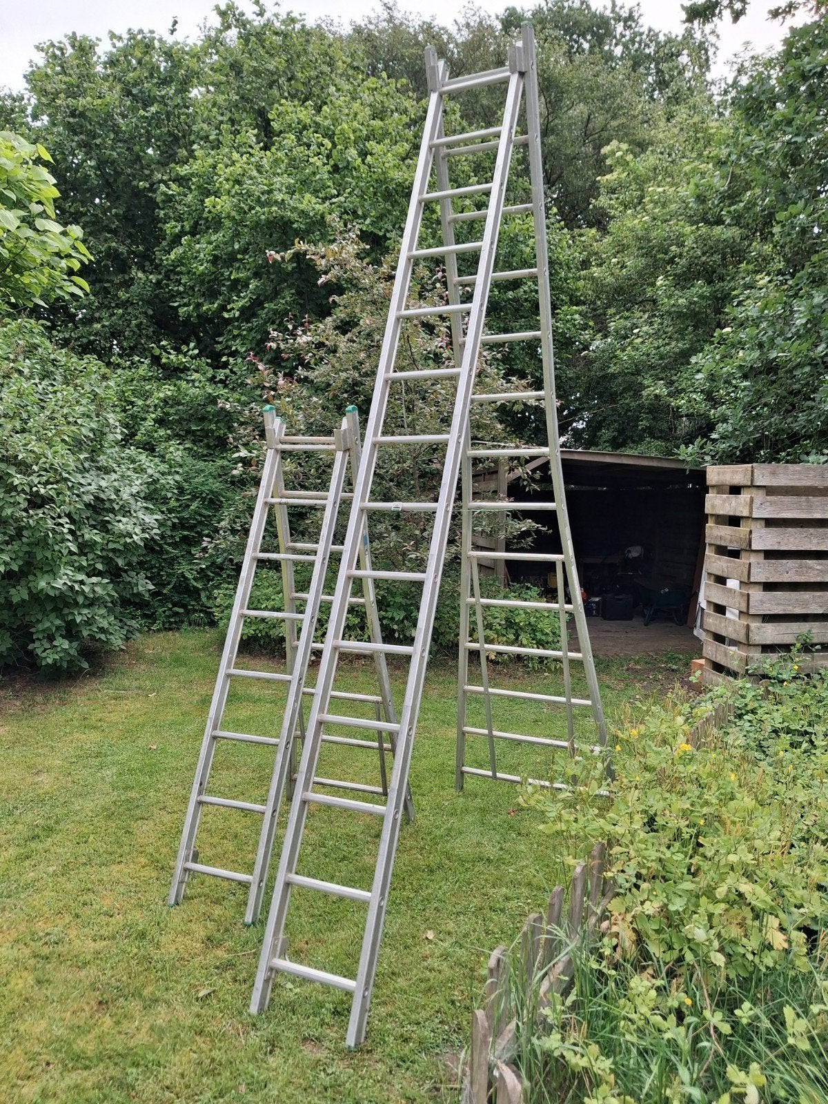 Aluminium ladder, Enlèvement, Échelle