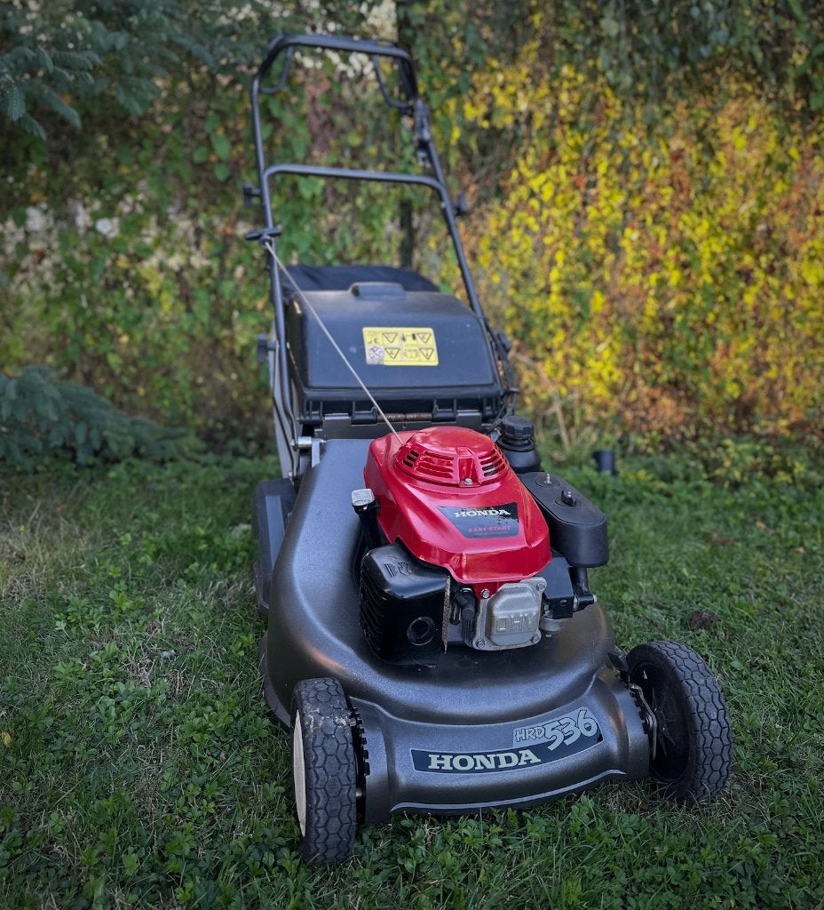 Professionele Honda HRD 536 Grasmachine., Honda, Tondeuse rotative, Bac de ramassage, Tondeuses à gazon à essence