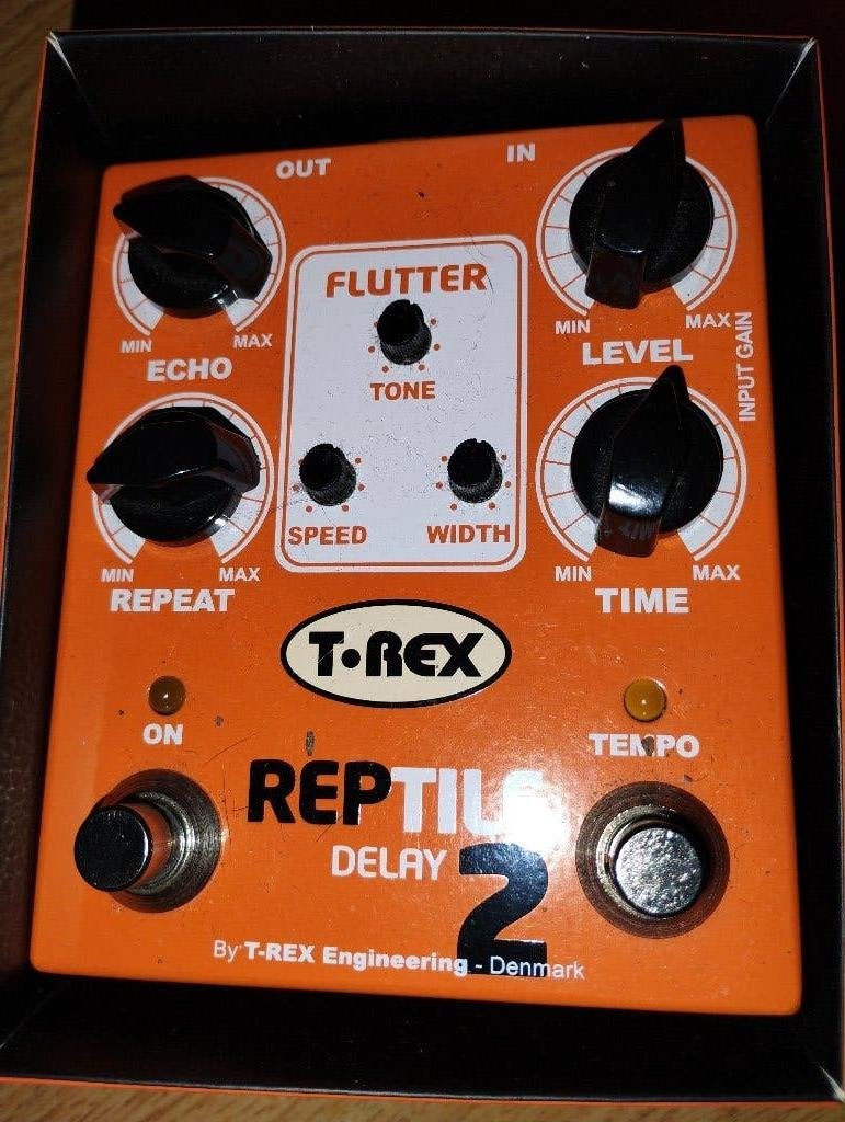 Analog/Digital Delay T-REX REPTILE-2, Enlèvement ou Envoi, Comme neuf, Delay ou Écho