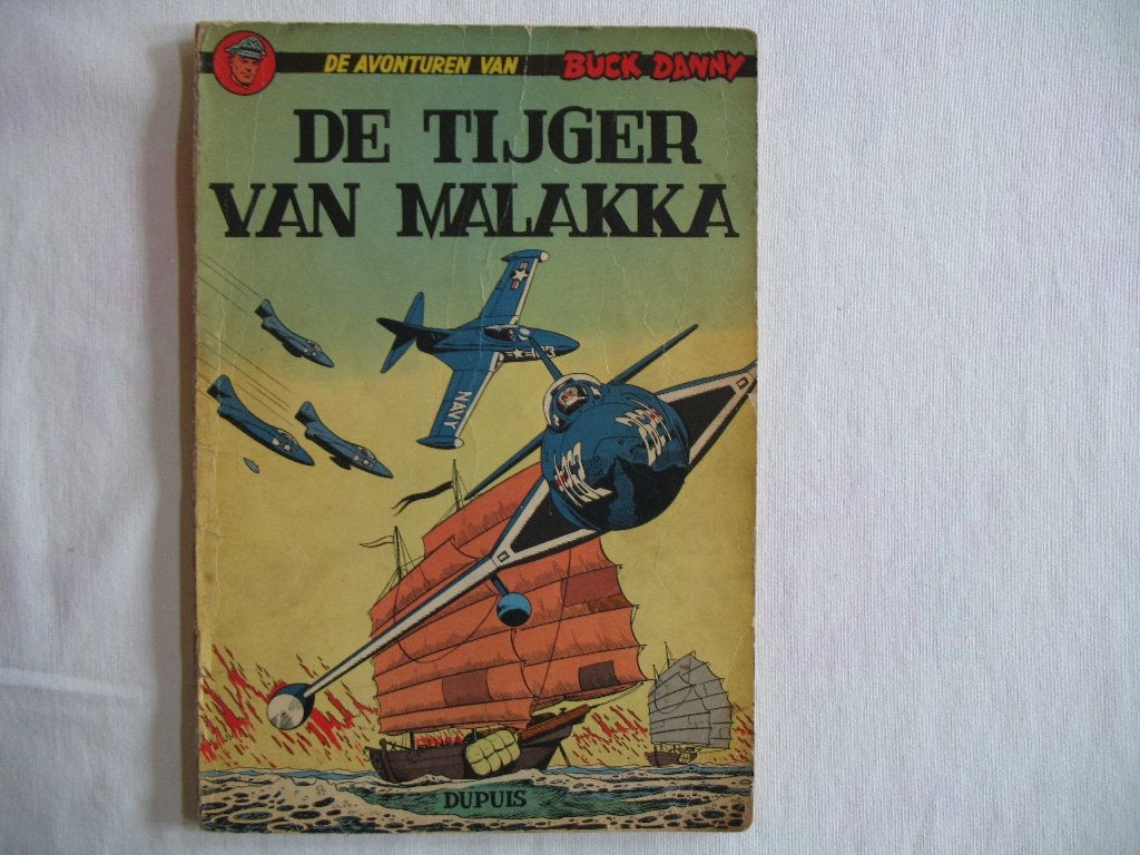 Buck Danny, De tijger van Malakka,1ste druk 1959, Eén stripboek, Ophalen of Verzenden