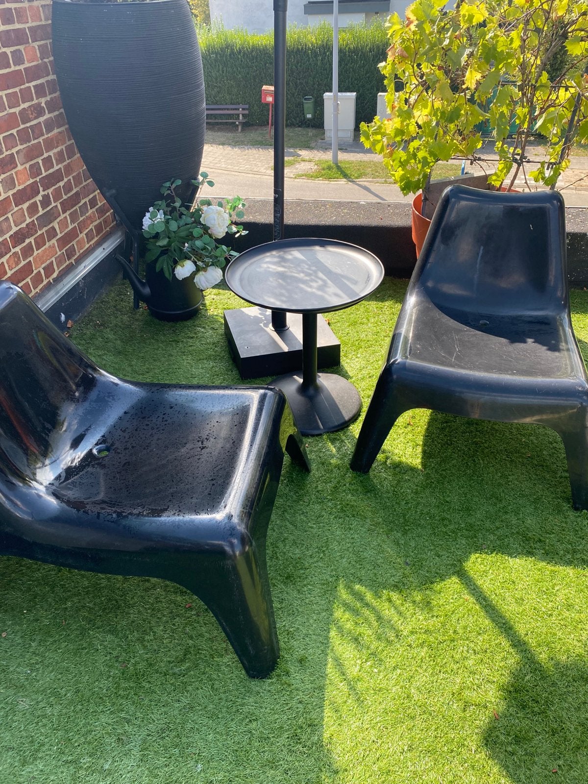 ikea PS tuinsetje, Jardin & Terrasse, Ensembles de jardin, Salons de jardin, Table d'appoint, Synthétique, Enlèvement