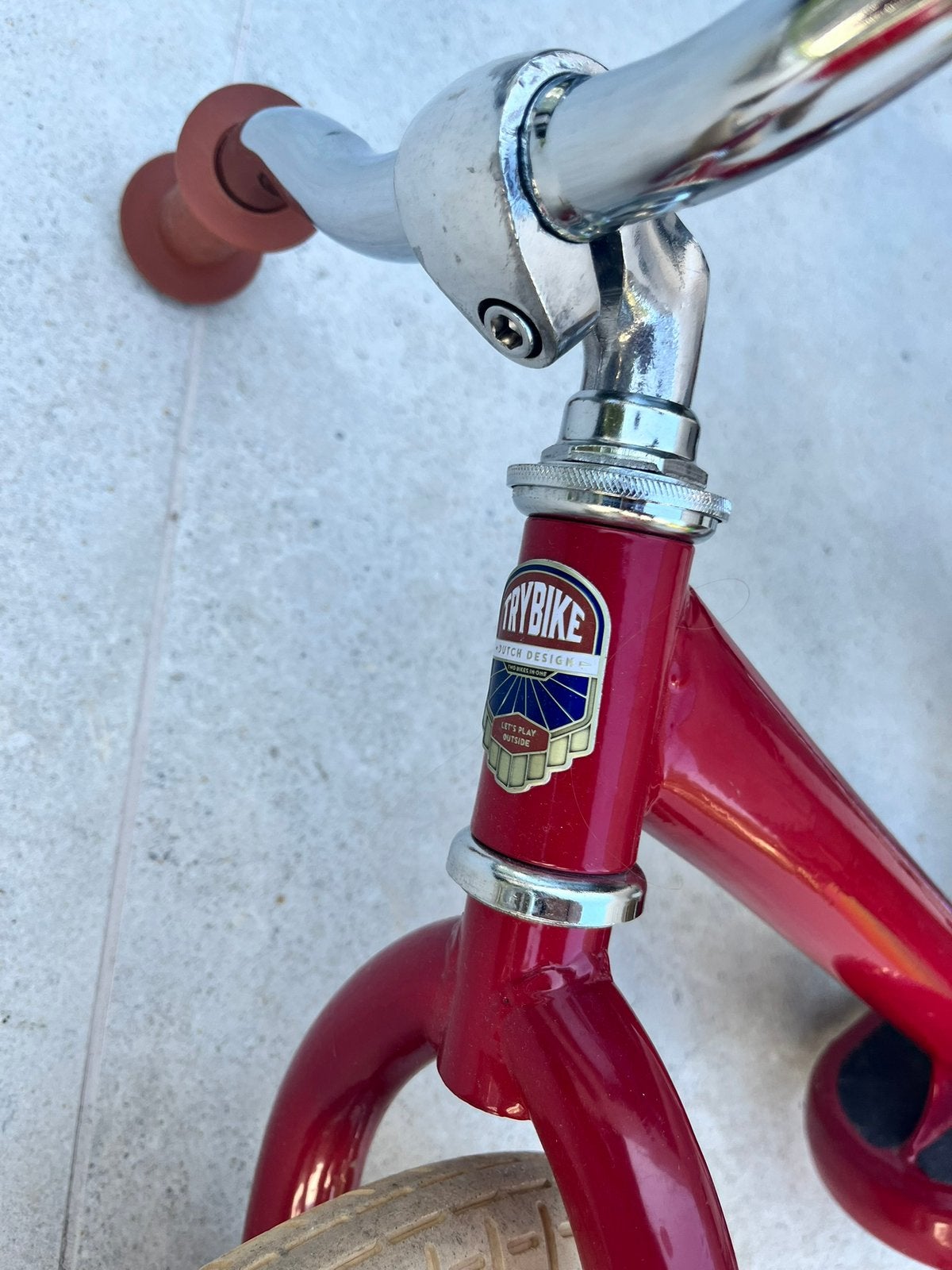 Peuter fiets, Ophalen, Gebruikt