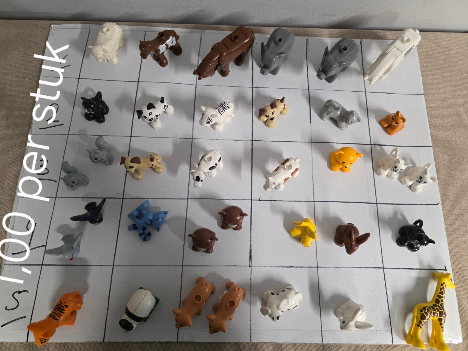 lego duplo dieren poppetjes verkeers  aanduidingen, Ophalen of Verzenden, Duplo