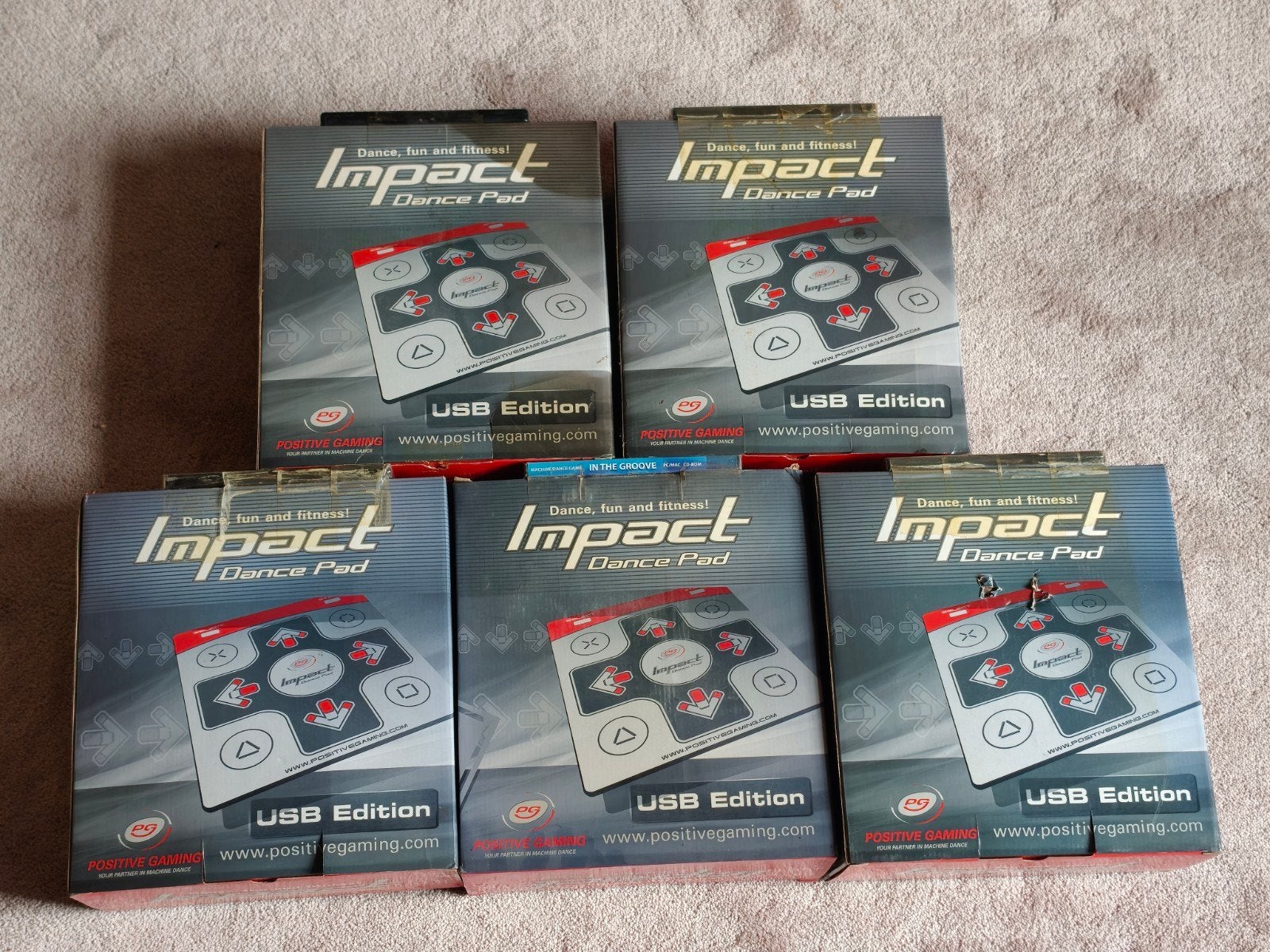 Positive Gaming Impact Dance Pad x5, Games en Spelcomputers, Spelcomputers | Overige, Ophalen, Overige merken, Nieuw