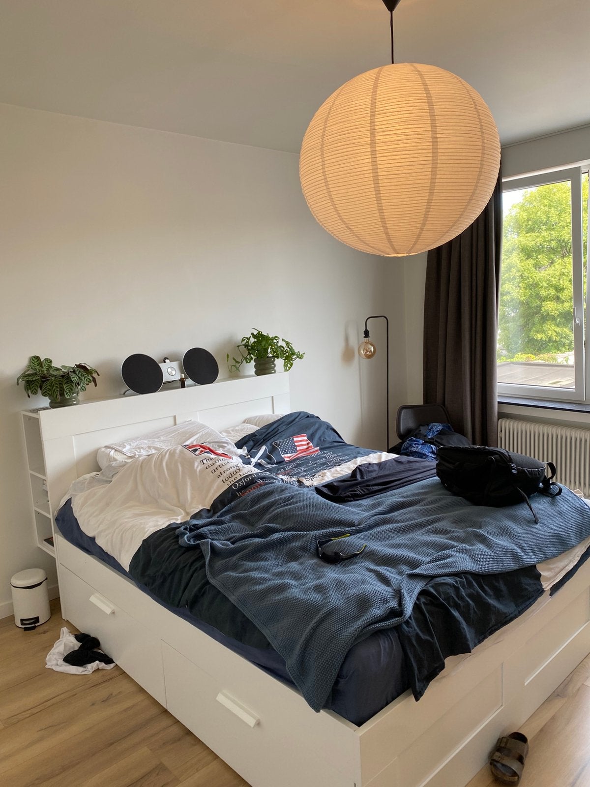 Gullsudare Ikea Lamp diameter 70 cm, Papier/karton, Wit, 70 cm, Rond