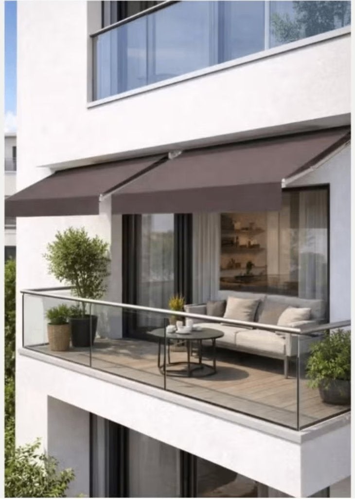 zonneluifel 2,50 x 2,00 m TAMPA, Tuin en Terras, Zonneschermen, Ophalen, Gebruikt