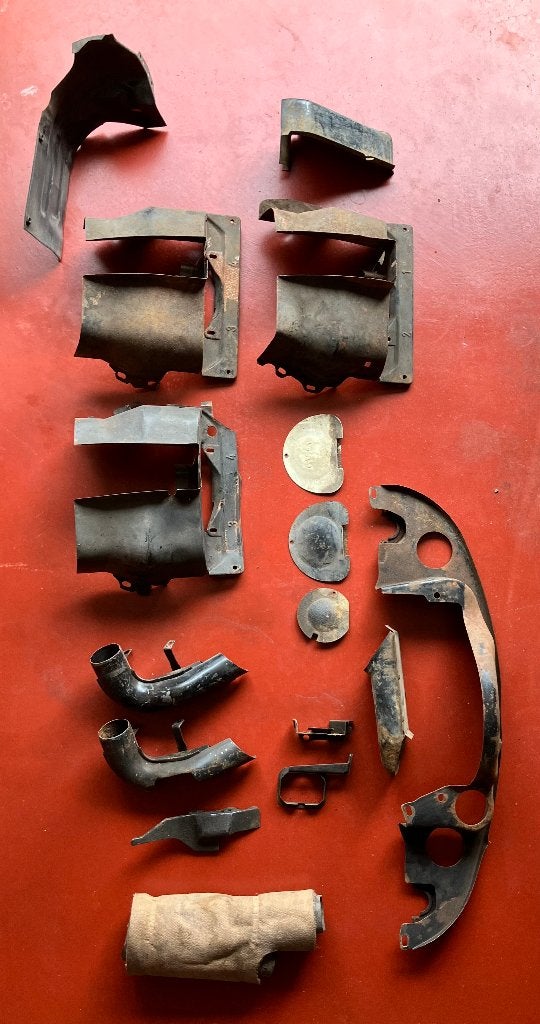 Onderdelen VW Kever motoronderdelen/achterlampglas, Auto-onderdelen, Ophalen, Gebruikt, Volkswagen