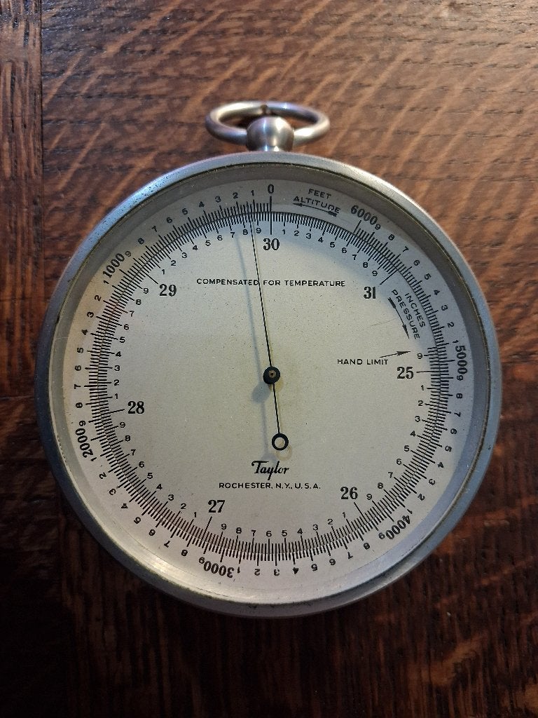 U.S. Amerikaanse Taylor barometer hoogtemeterinstrument ww12, Ophalen of Verzenden