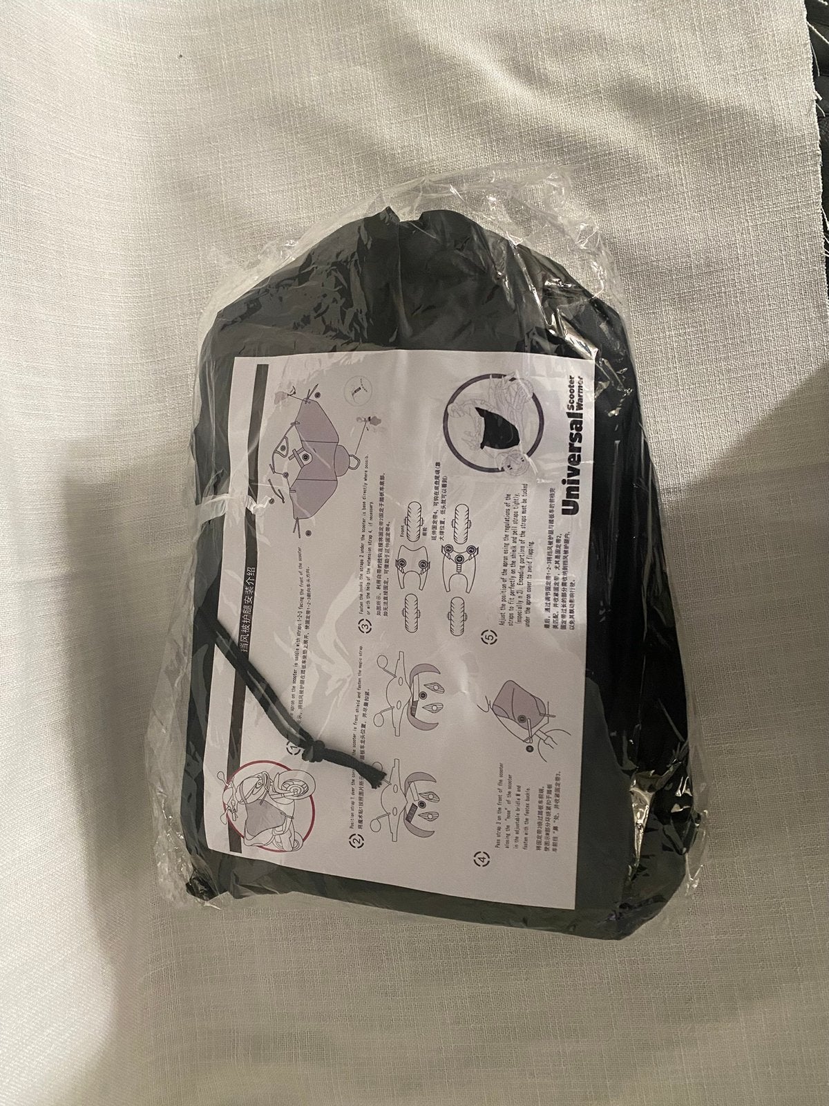 WATERPROOF COVER FOR SCOOTER AND MAXI-SCOOTER CHEST APRON, Ophalen of Verzenden, Nieuw