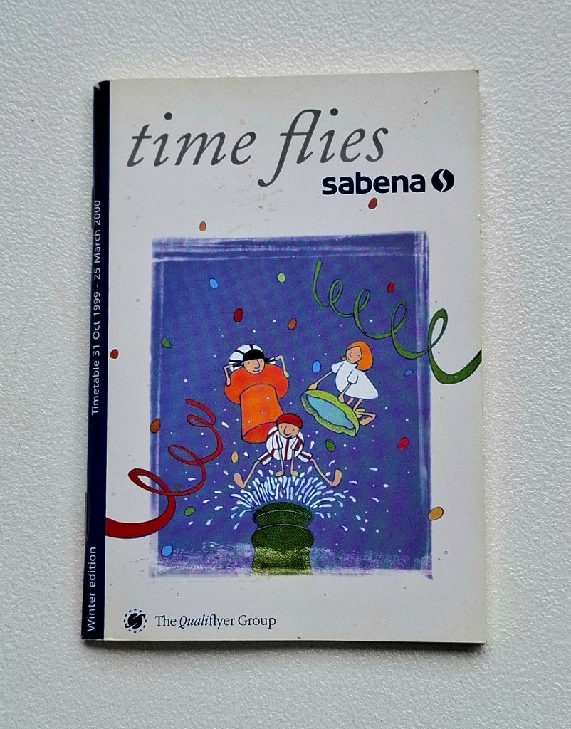 Sabena time flies, Collections, Souvenirs Sabena, Enlèvement ou Envoi, Utilisé