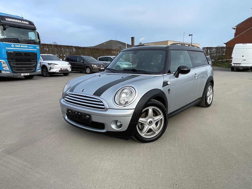 Mini Cooper Clubman 1.6i Essence/2009/93000.km/, Autos, Argent ou Gris, Achat, Clubman, Entreprise