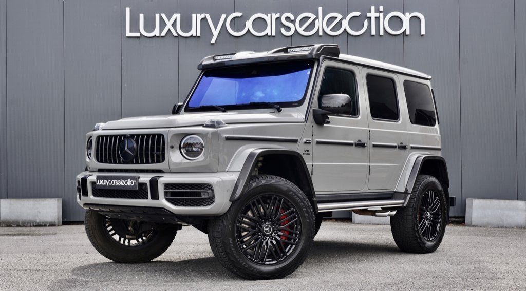 Mercedes-Benz G 63 AMG 4x4² *MANUFAKTUR/CARBON/FULL*, Autos, Cuir, Argent ou Gris, 430 kW, Entreprise
