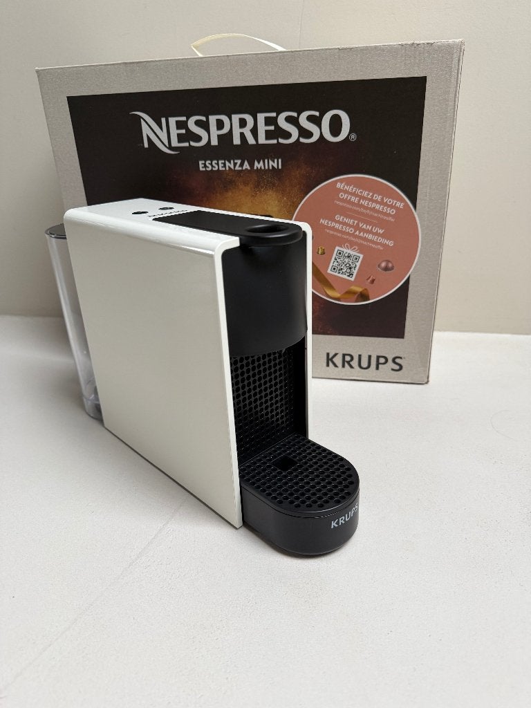 Nespresso Essenza Mini Krups Pure White – incl. verpakking, Elektronische apparatuur, Koffiezetapparaten, Koffiemachine, Ophalen of Verzenden