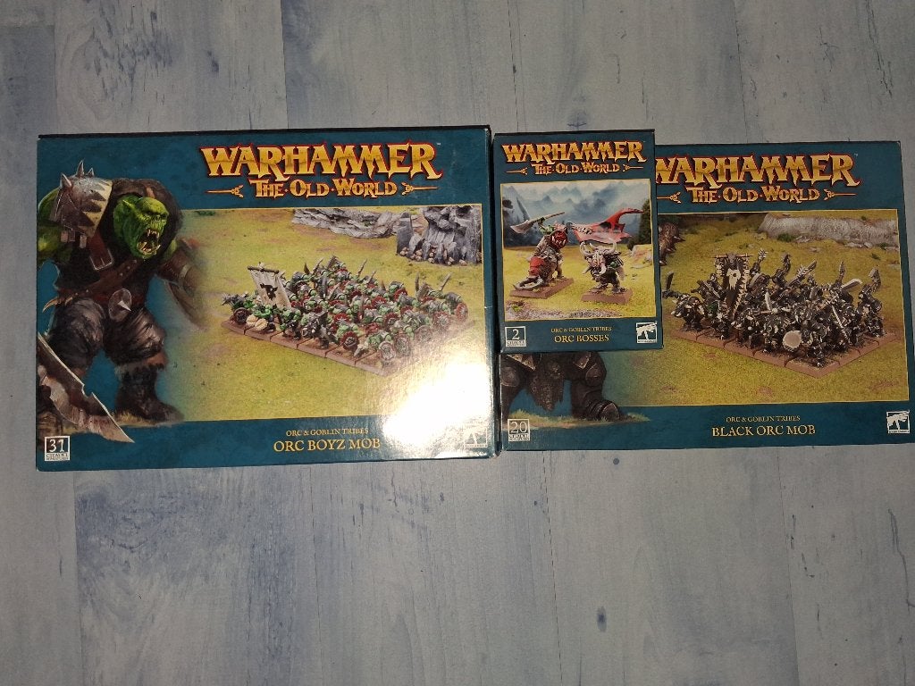 Warhammer the old world : orques et gobelins, Enlèvement ou Envoi, Comme neuf, Warhammer, Figurine(s)