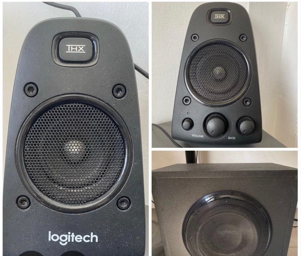 Haut-parleur logitech pour PC + 2 petits, Computers en Software, Pc speakers, Gebruikt, Audiokanaal 2.1, Ophalen