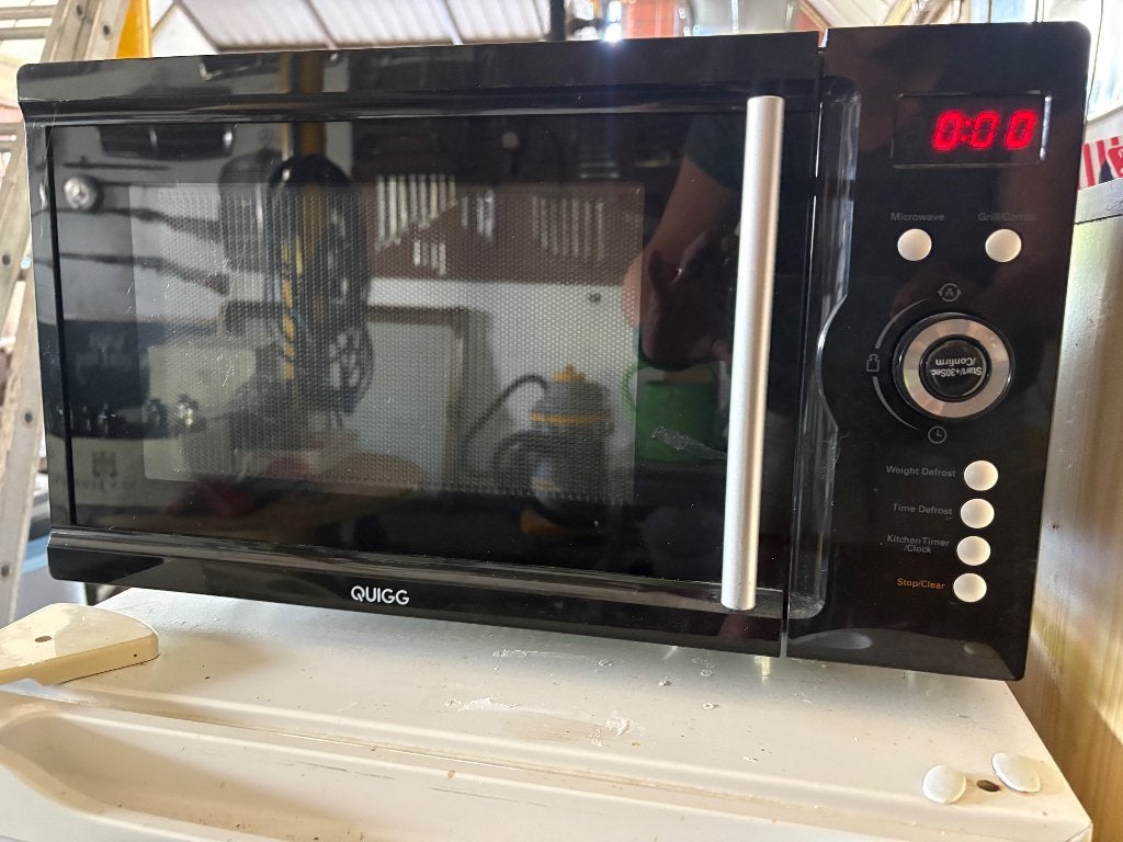 Quigg microgolfoven, Elektronische apparatuur, Microgolfovens, Ophalen, Microgolfoven, Grill, Zo goed als nieuw