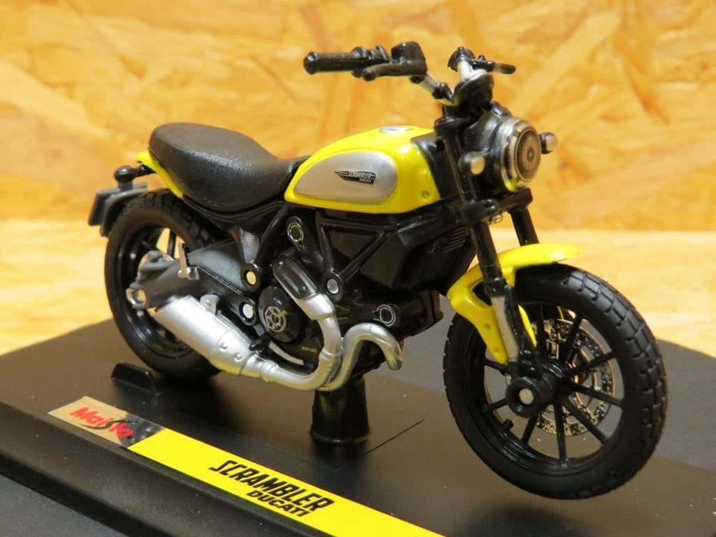 Ducati scrambler 2015 1:18 maisto, Ophalen of Verzenden, Nieuw, Motor, Maisto