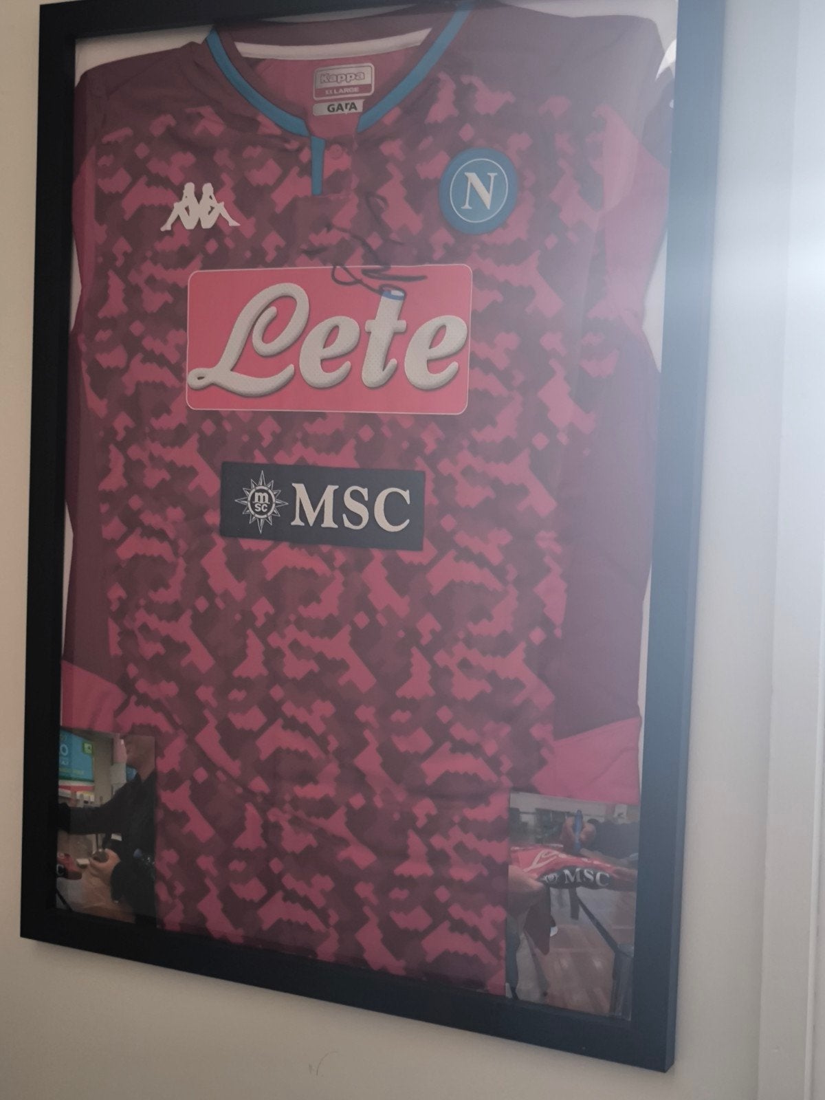 Gesigneerd shirt door Fabio cannavaro, Sport en Fitness, Voetbal, Verzenden, Shirt