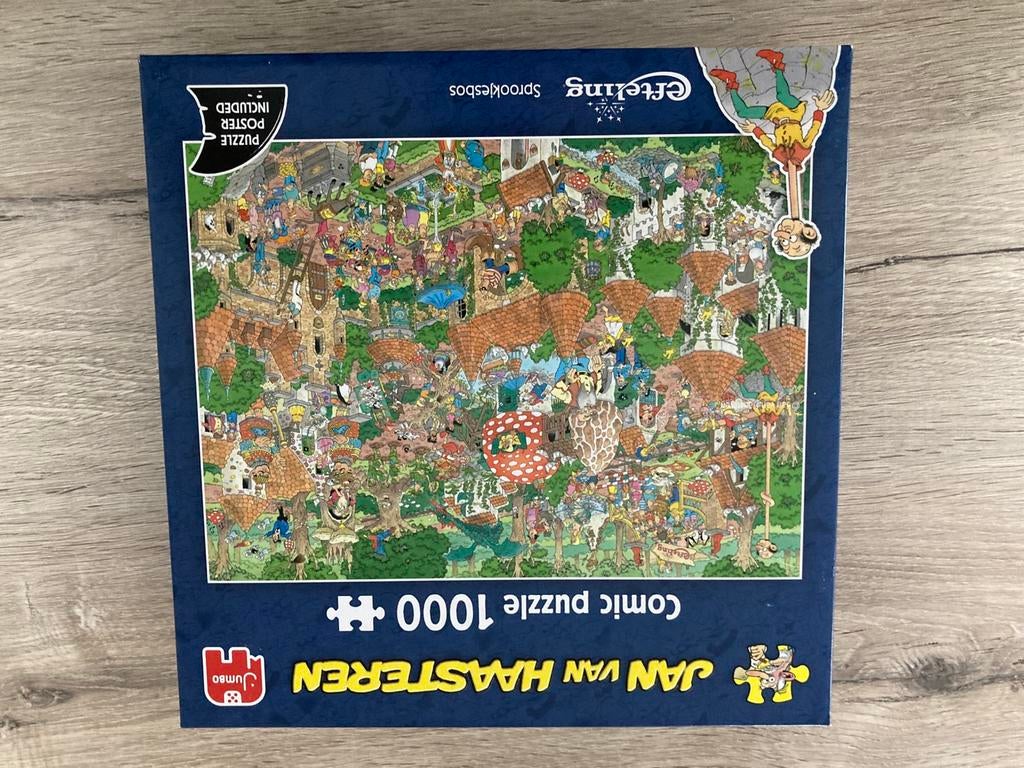Puzzel Jan Van Haasteren 1000stuks, Ophalen of Verzenden, 500 t/m 1500 stukjes, Zo goed als nieuw, Legpuzzel