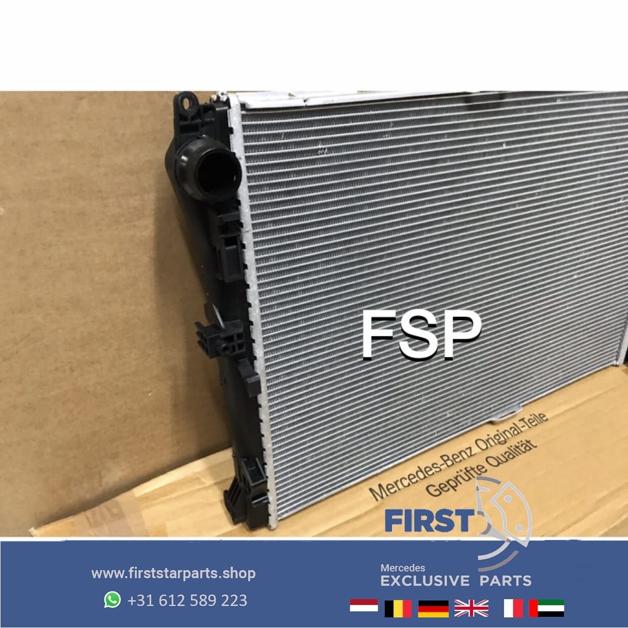 Mercedes 2020 koeler radiator W205 W253 W213 C GLC E Klasse, Utilisé, -, -, Enlèvement ou Envoi