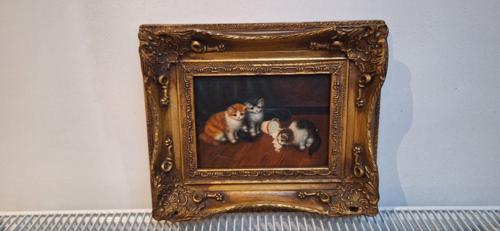 Twee prachtige gesigneerde minischilderijen, Antiek en Kunst, Ophalen