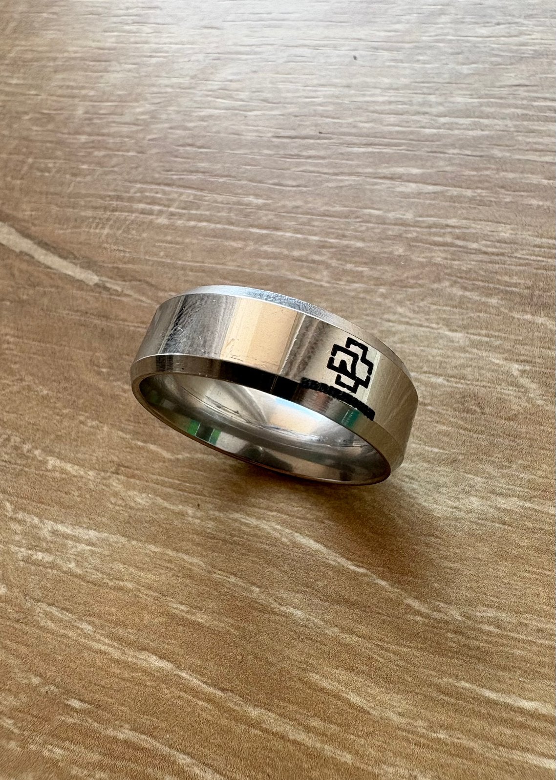 Rammstein ring, 20 of groter, IJzer of Staal, Ophalen of Verzenden, Zo goed als nieuw