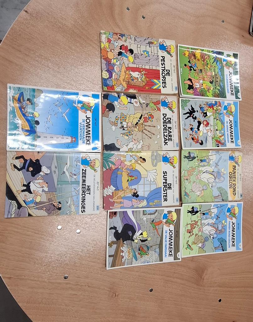 Strips jommeke, Ophalen, Gebruikt