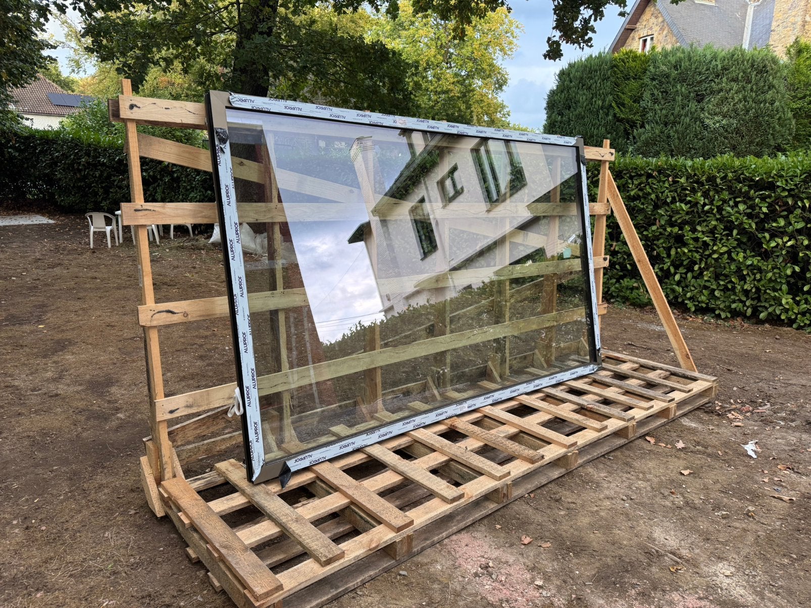 Châssis alu neuf Aluprof MB-86US – 3030  1855 mm, Neuf, 160 cm ou plus, 160 cm ou plus, Fenêtre de façade ou Vitre