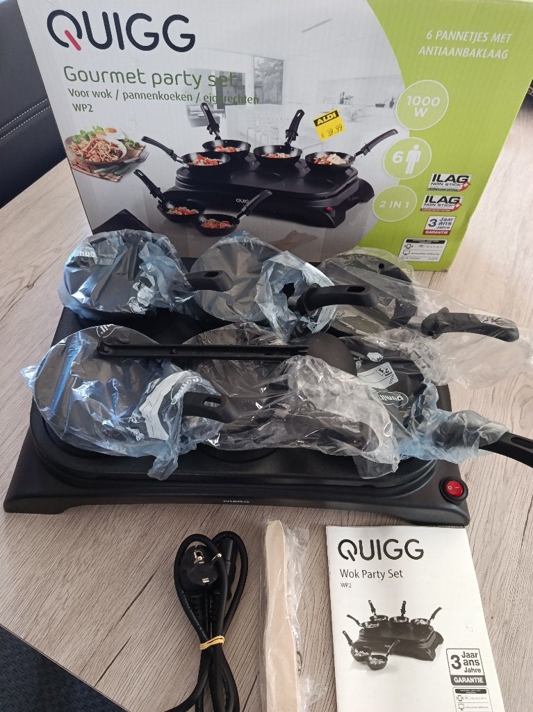 gourmet party set, Ophalen
