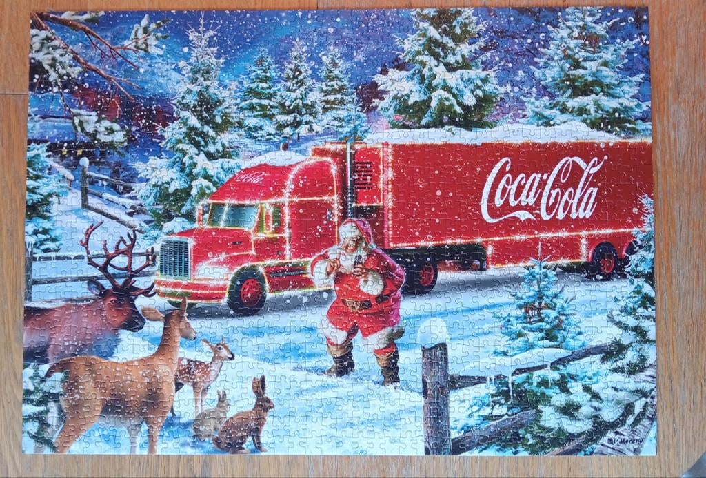 Coca Cola puzzel 1000 stukjes, Ophalen