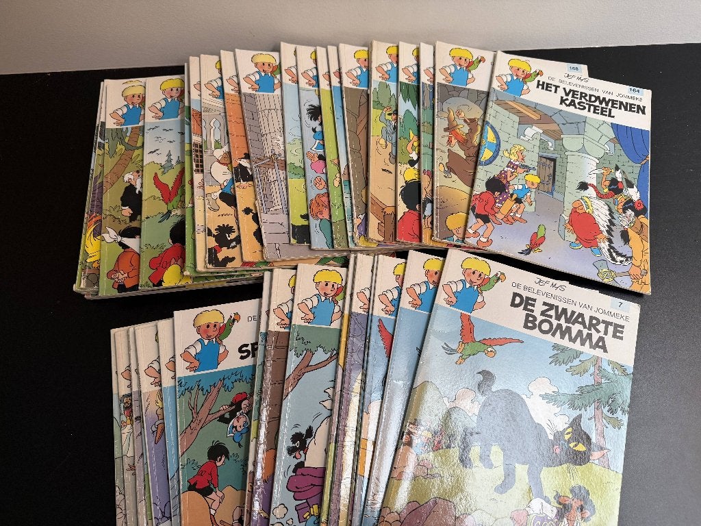 Lot Jommeke strips, Meerdere stripboeken, Verzenden, Gelezen, Jef Nys.