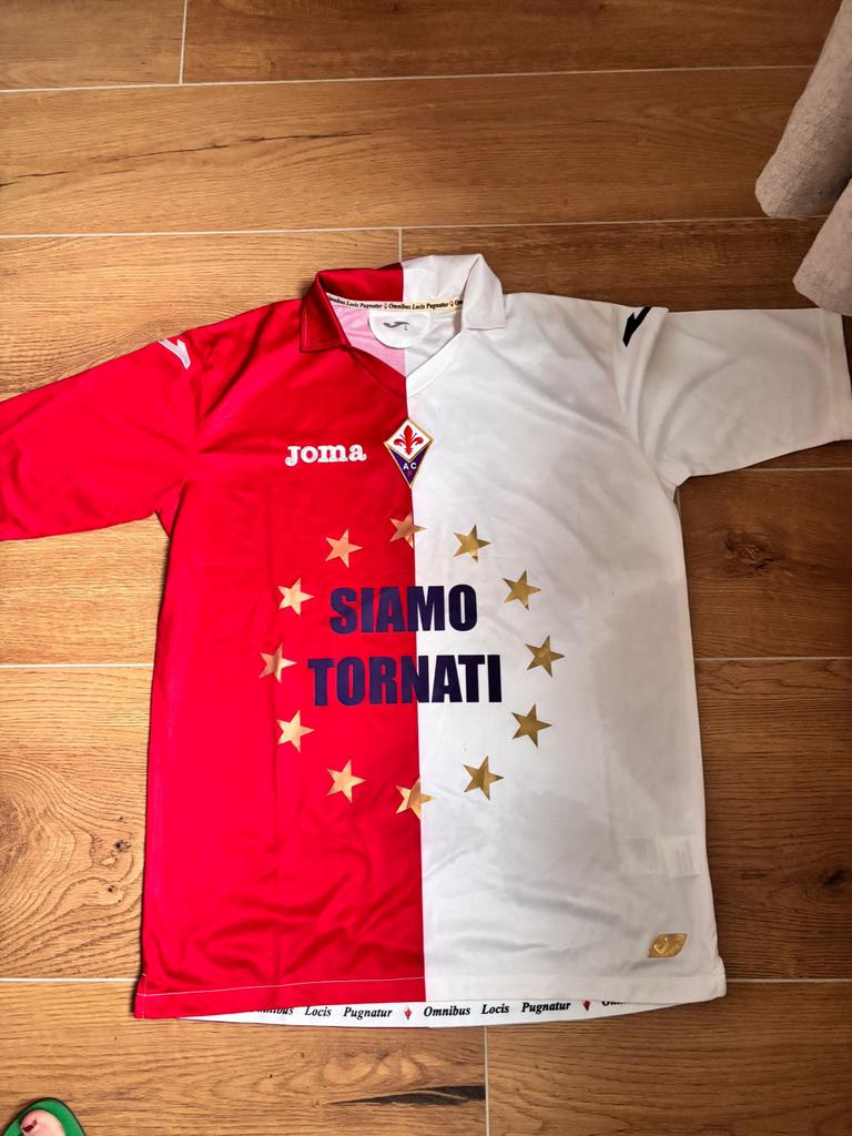 Fiorentina Shirt 2012-2013 Special Edition, Sport en Fitness, Voetbal, Maat L, Ophalen of Verzenden, Zo goed als nieuw, Shirt