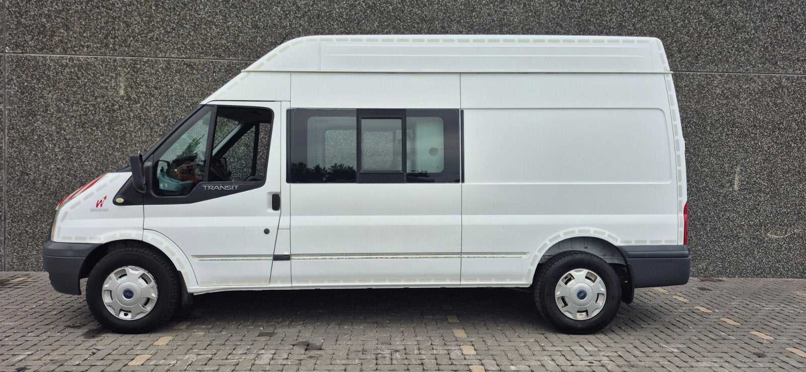 Ford Transit *MAXI* 6OPL *80.000 KMS*, Auto's, Wit, Bedrijf, Te koop, 4 deurs