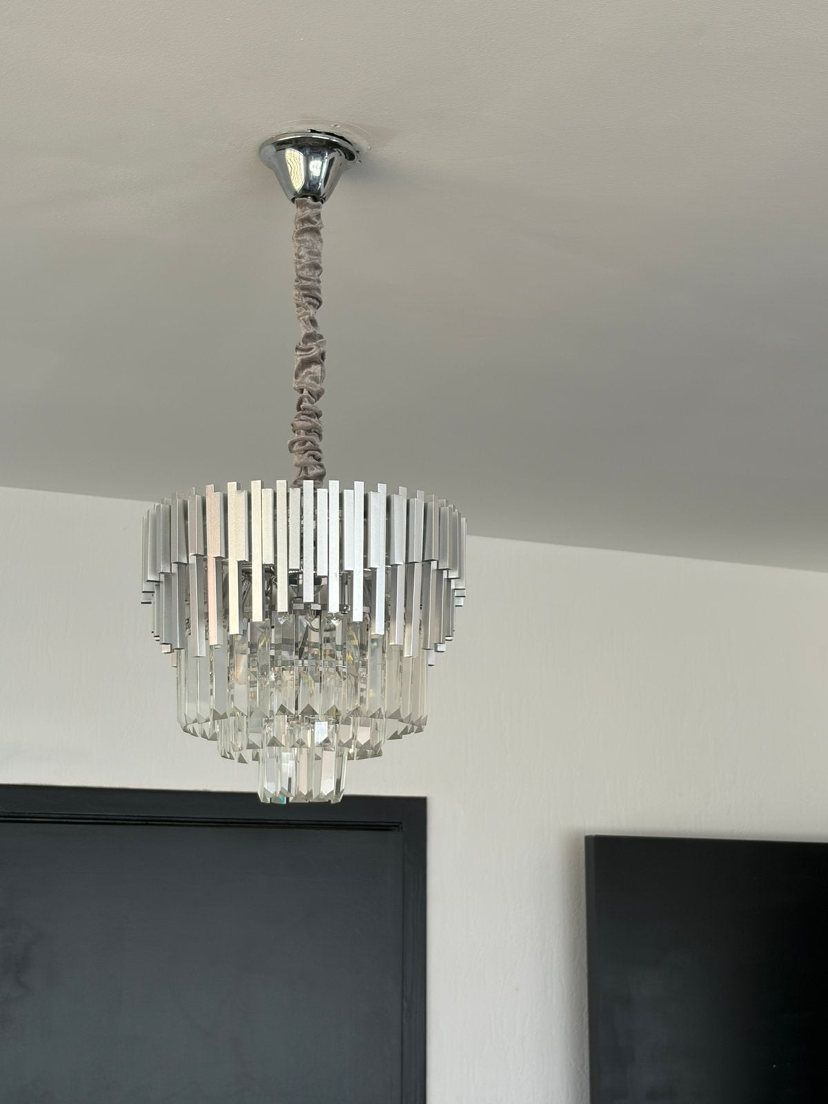 Luster  wonkamer 2 stuks, Maison & Meubles, Lampes | Lustres, Enlèvement, Comme neuf