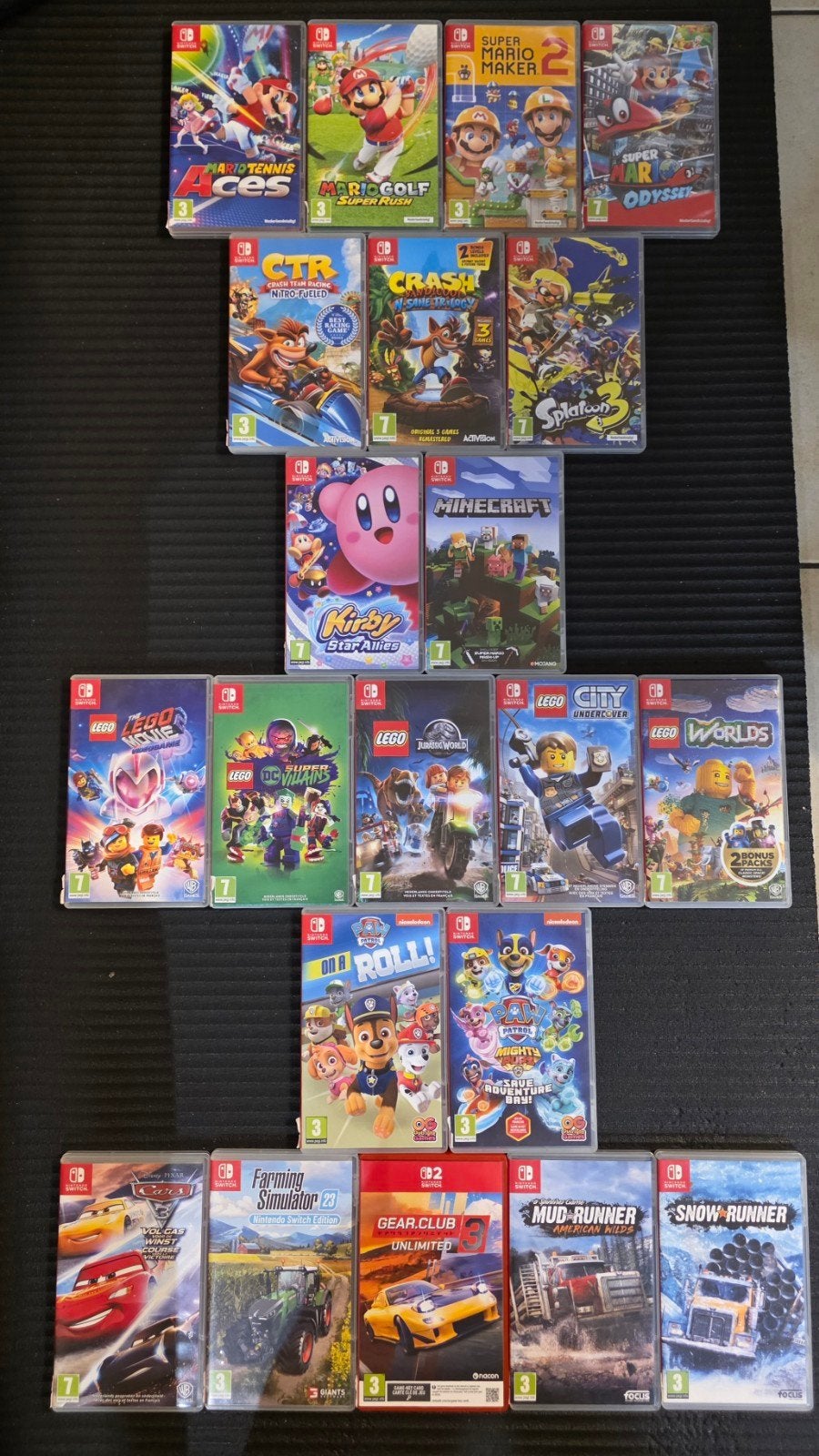 NINTENDO SWITCH SPELLETJES IN NIEUWSTAAT, Consoles de jeu & Jeux vidéo, Enlèvement ou Envoi, Aventure et Action, Comme neuf, À partir de 3 ans