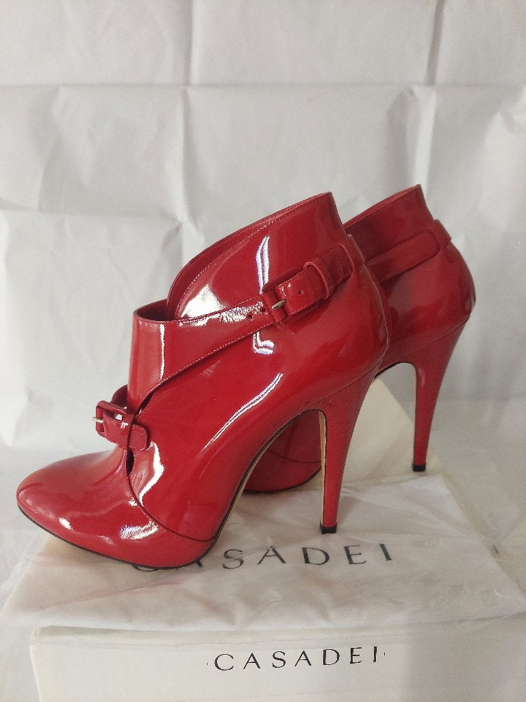 805C* Casadei - sexy shoes rouge cuir verni high heels (41), Vêtements | Femmes, Chaussures à haut talons, Casadei, Envoi, Neuf