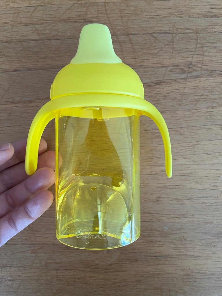 Drinkbeker Difrax 6+ maanden, Kinderen en Baby's, Babyvoeding en Toebehoren, Difrax, Ophalen of Verzenden, Zo goed als nieuw, Drinkbeker