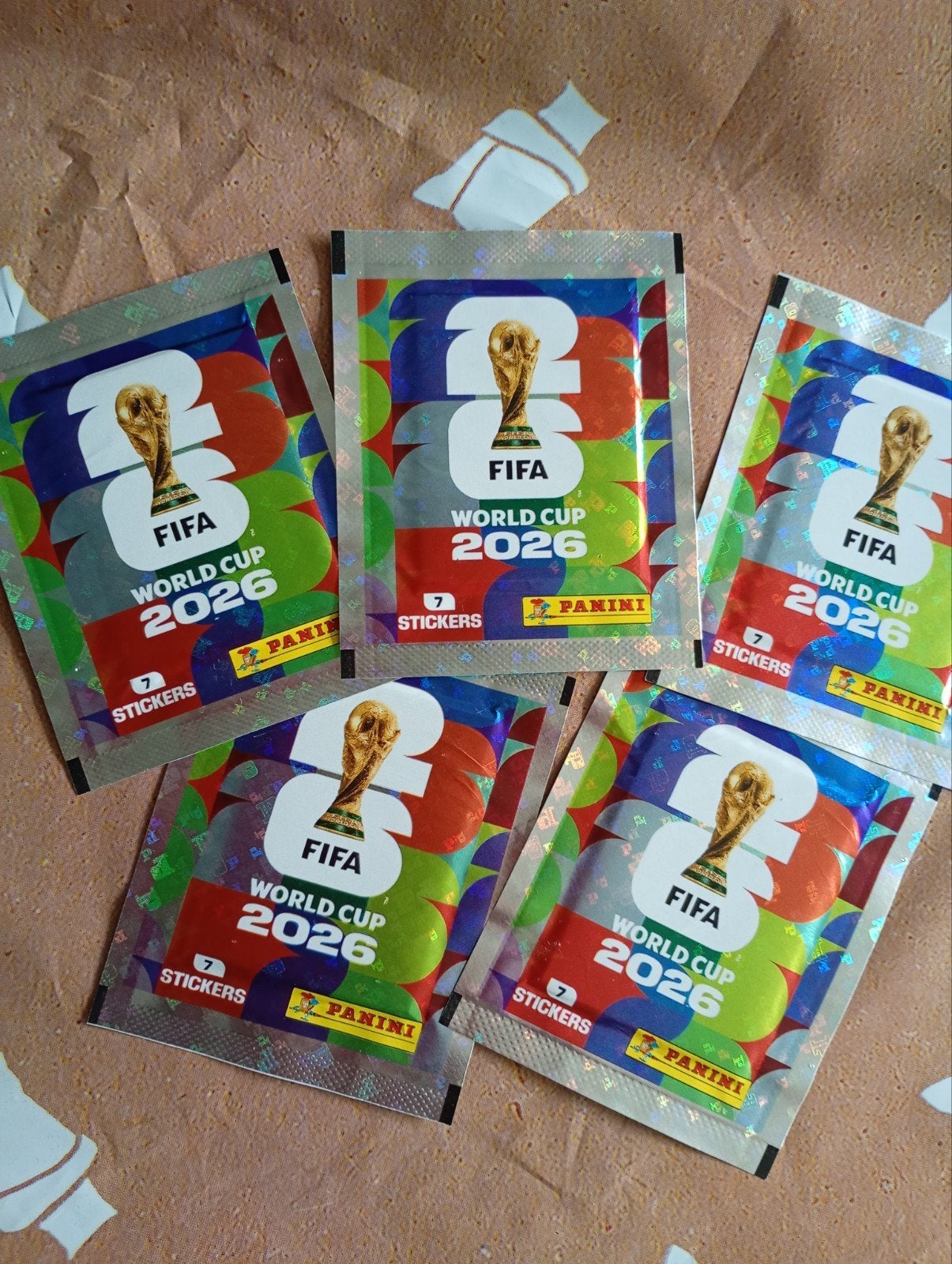 emballages non ouverts de Panini WK'26, Enlèvement ou Envoi, Autocollant