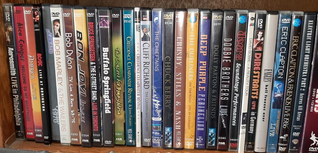 Dvd, muziek, Bob Dylan, U2, lou reed ........, Ophalen