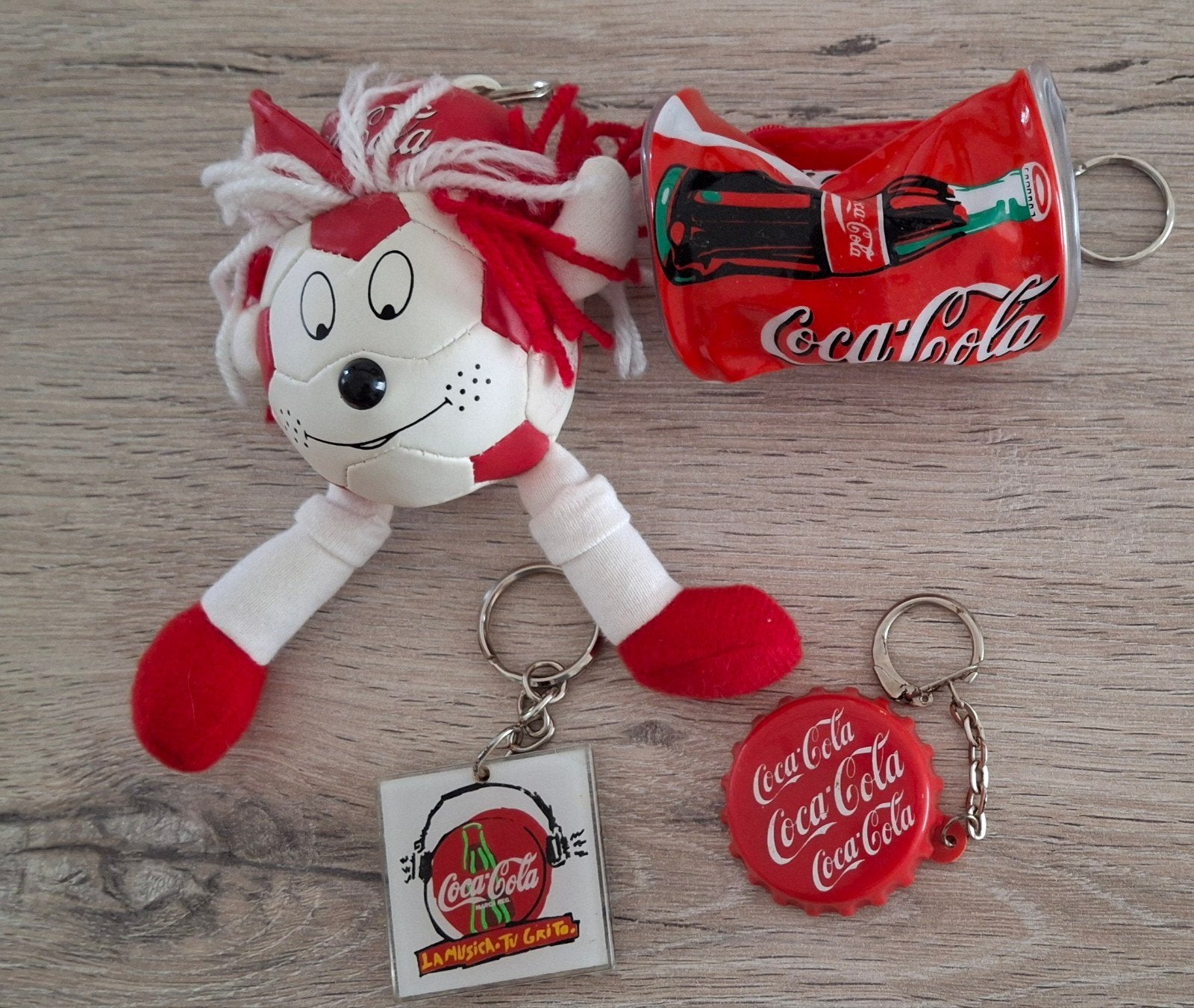 Lot vintage sleutelhanger Coca-Cola Coca Cola, Verzamelen, Ophalen of Verzenden, Zo goed als nieuw, Merk