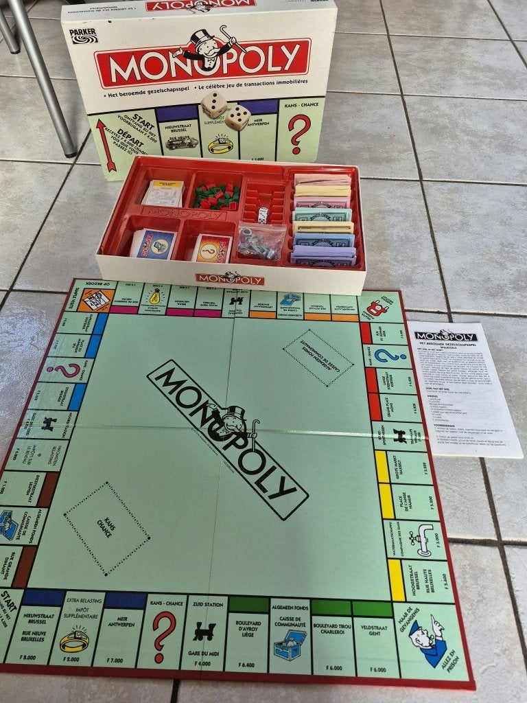 monopoly bilingue (vintage), Enlèvement, Utilisé, Parker