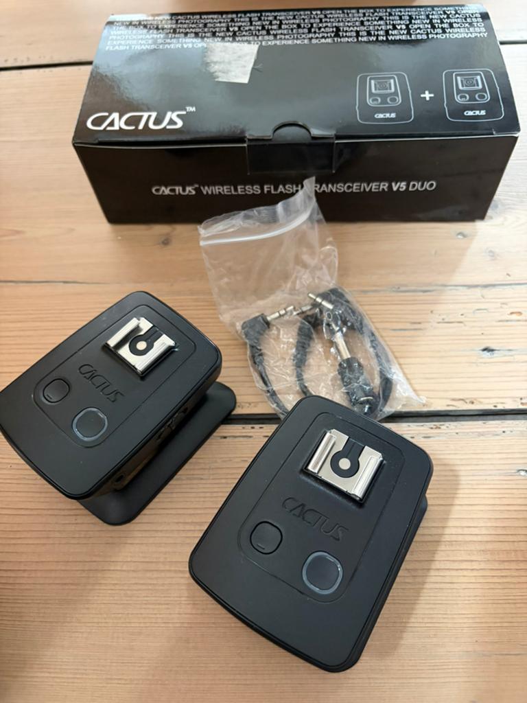 Cactus Wireless Flash Tranceiver v5 duo, Audio, Tv en Foto, Ophalen, Zo goed als nieuw
